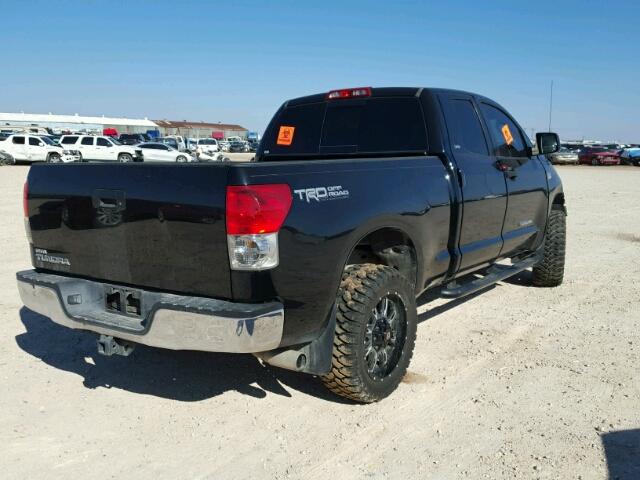 5TFRV54118X065385 - 2008 TOYOTA TUNDRA DOU BLACK photo 4