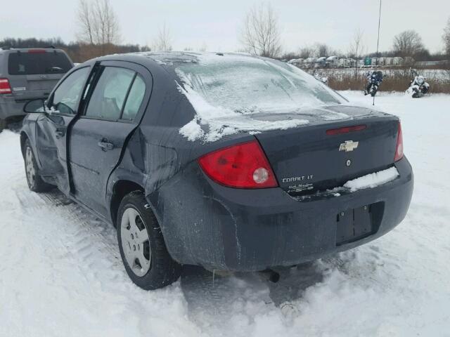 1G1AL58F887155148 - 2008 CHEVROLET COBALT LT CHARCOAL photo 3