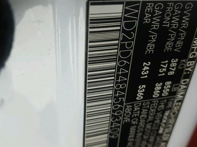 WD2PD644845693409 - 2004 SPRINTER 2500 SPRIN WHITE photo 10