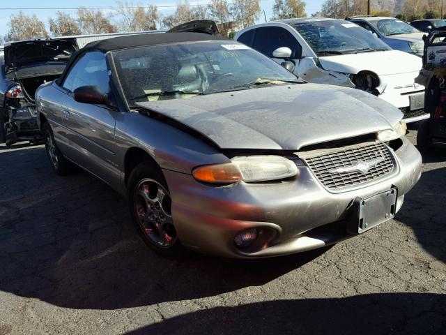 3C3EL55H6WT337538 - 1998 CHRYSLER SEBRING JX GRAY photo 1