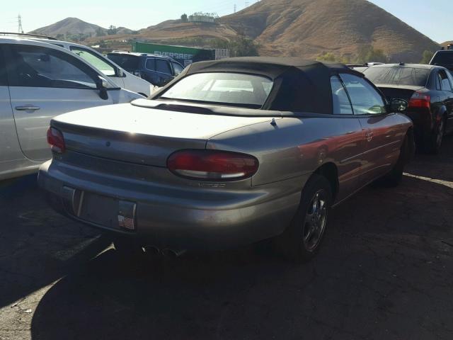 3C3EL55H6WT337538 - 1998 CHRYSLER SEBRING JX GRAY photo 4