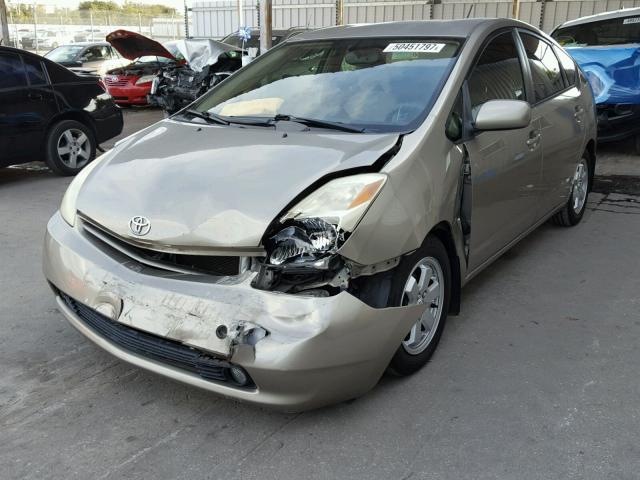 JTDKB20U153013881 - 2005 TOYOTA PRIUS GOLD photo 2