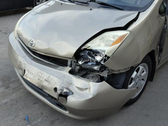 JTDKB20U153013881 - 2005 TOYOTA PRIUS GOLD photo 9