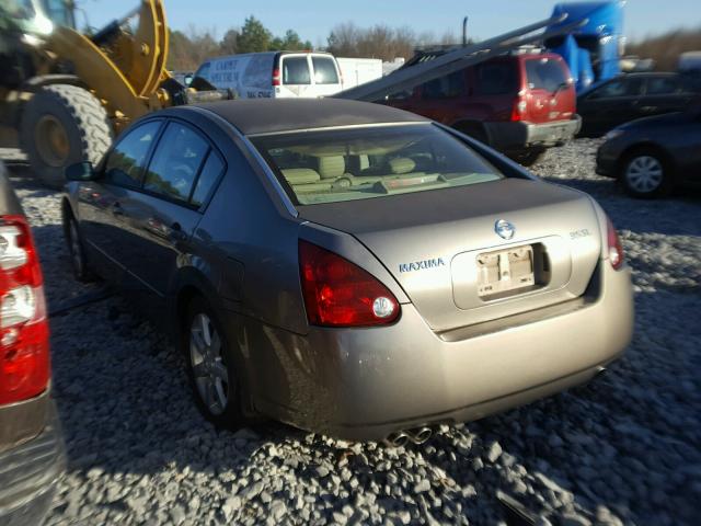 1N4BA41E24C871113 - 2004 NISSAN MAXIMA SE BROWN photo 3