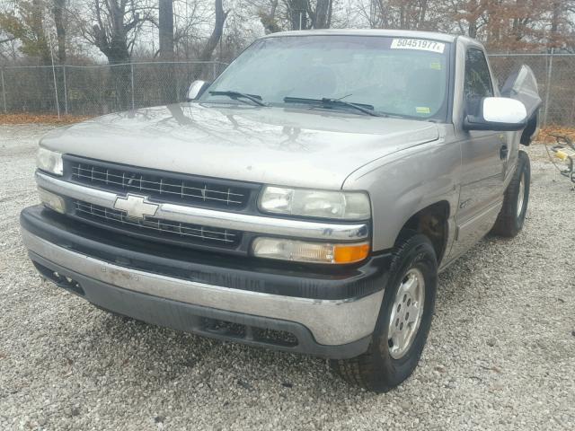 1GCEK14V6XZ151765 - 1999 CHEVROLET SILVERADO GRAY photo 2