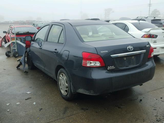 JTDBT923571097731 - 2007 TOYOTA YARIS GRAY photo 3