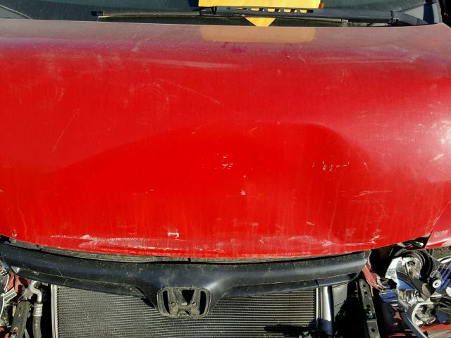 2HGFG12908H564196 - 2008 HONDA CIVIC EXL RED photo 7