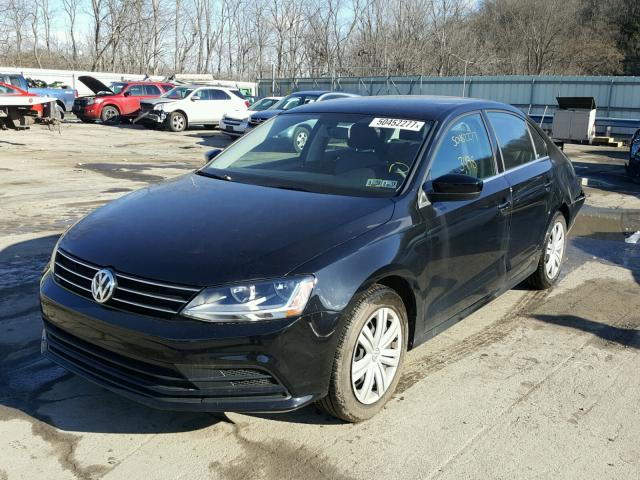 3VW2B7AJ8HM329263 - 2017 VOLKSWAGEN JETTA S 黑色 照片 2