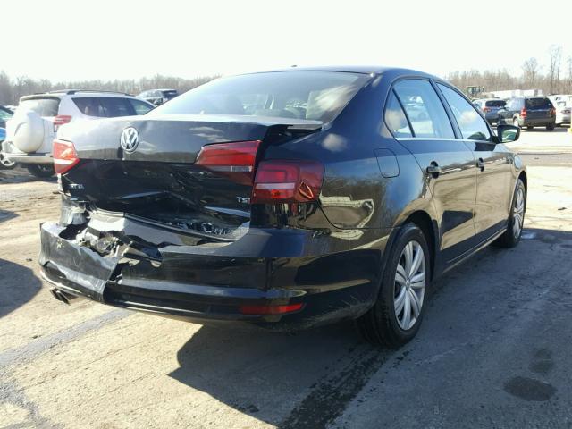3VW2B7AJ8HM329263 - 2017 VOLKSWAGEN JETTA S 黑色 照片 4