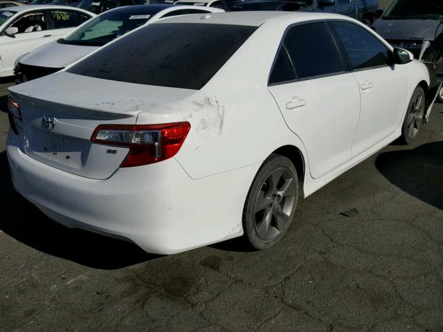 4T1BF1FK5EU799937 - 2014 TOYOTA CAMRY L WHITE photo 4