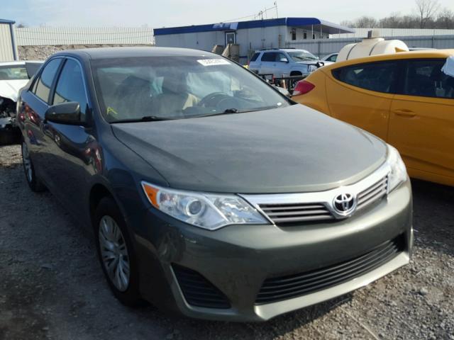 4T4BF1FK1DR293865 - 2013 TOYOTA CAMRY L GRAY photo 1