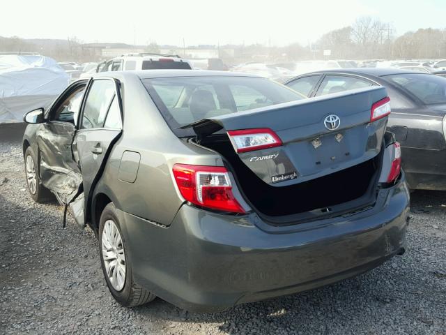 4T4BF1FK1DR293865 - 2013 TOYOTA CAMRY L GRAY photo 3