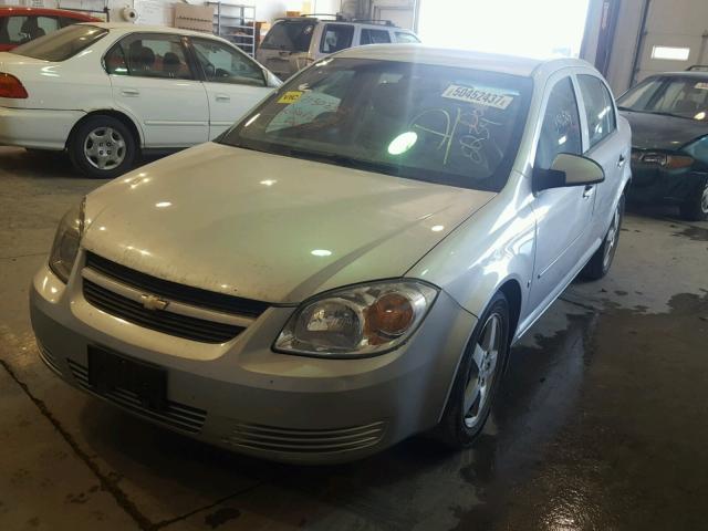 1G1AT58H697262346 - 2009 CHEVROLET COBALT LT SILVER photo 2