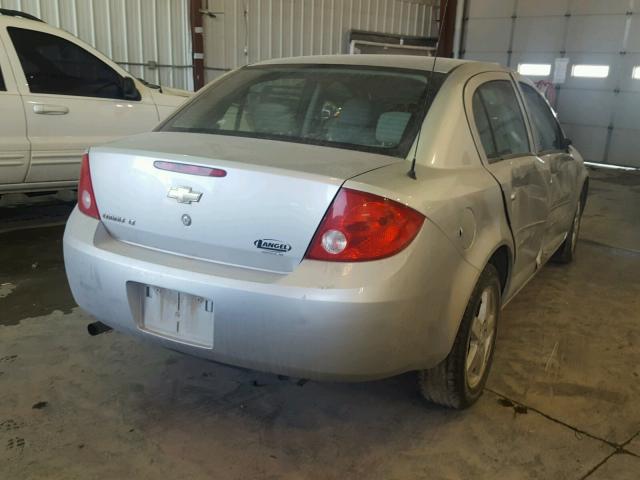 1G1AT58H697262346 - 2009 CHEVROLET COBALT LT SILVER photo 4