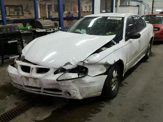 1G2NE52F45M246480 - 2005 PONTIAC GRAND AM S WHITE photo 2