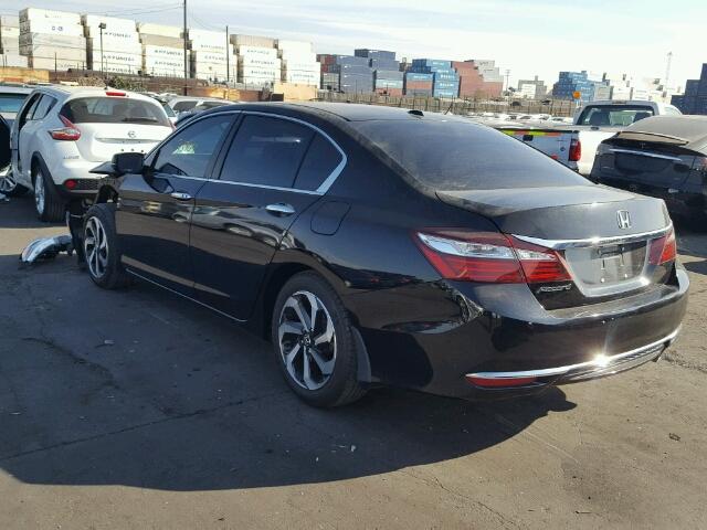 1HGCR2F84GA004036 - 2016 HONDA ACCORD EXL BLACK photo 3