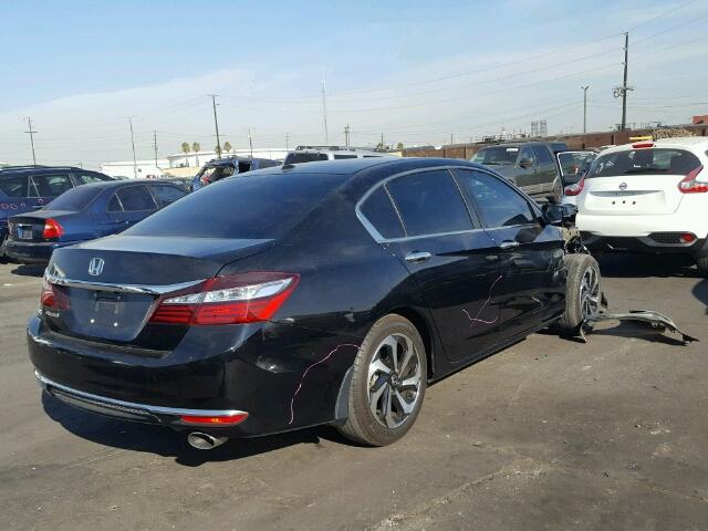 1HGCR2F84GA004036 - 2016 HONDA ACCORD EXL BLACK photo 4