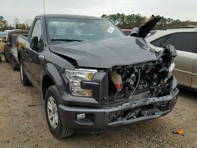 1FTMF1C8XGKF31275 - 2016 FORD F150 GRAY photo 1