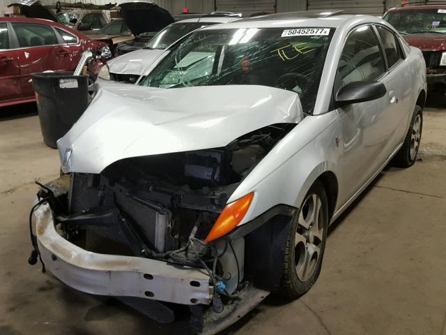 1G8AM12F25Z175699 - 2005 SATURN ION LEVEL SILVER photo 2