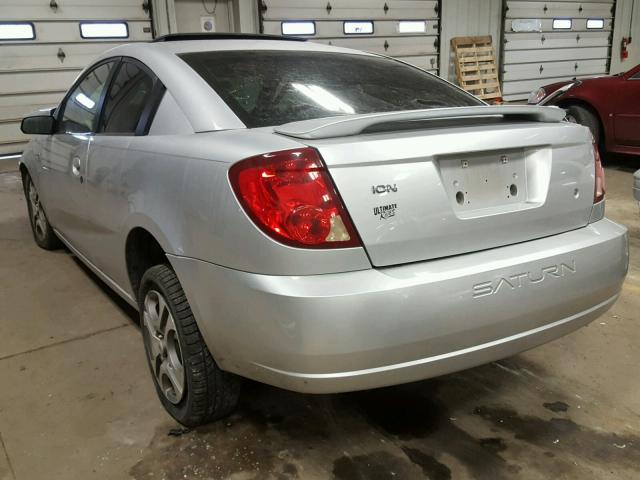 1G8AM12F25Z175699 - 2005 SATURN ION LEVEL SILVER photo 3