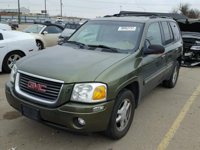 1GKDT13S822301011 - 2002 GMC ENVOY GREEN photo 2