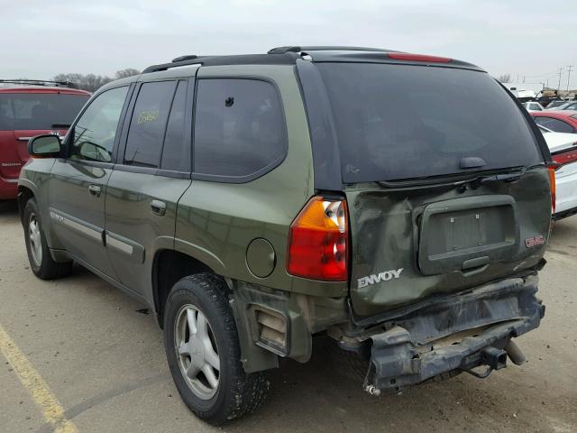 1GKDT13S822301011 - 2002 GMC ENVOY GREEN photo 3