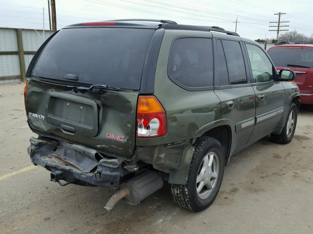 1GKDT13S822301011 - 2002 GMC ENVOY GREEN photo 4