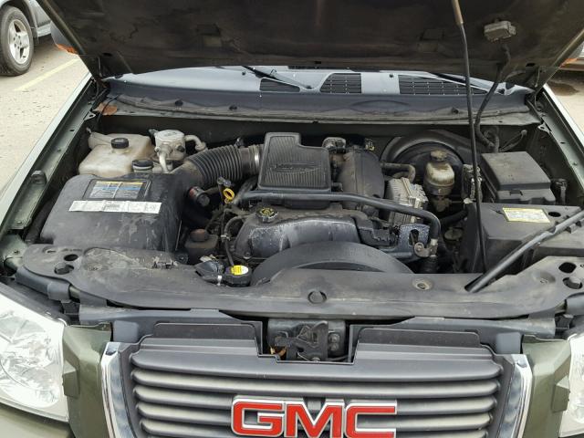 1GKDT13S822301011 - 2002 GMC ENVOY GREEN photo 7