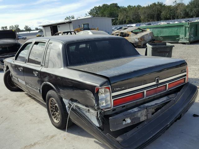 1LNLM81W6VY729224 - 1997 LINCOLN TOWN CAR E BLACK photo 3