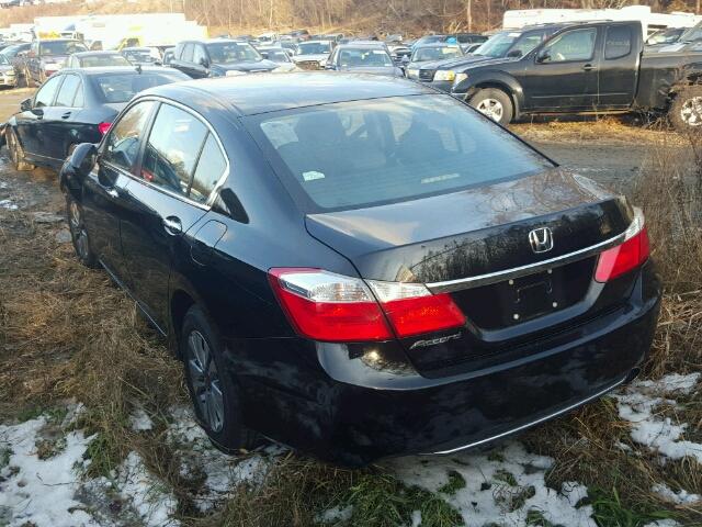 1HGCR2F3XFA157703 - 2015 HONDA ACCORD LX BLACK photo 3