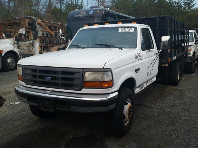 1FDLF47FXREA32866 - 1994 FORD F SUPER DU WHITE photo 2