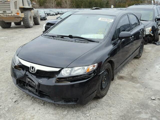 2HGFA1F0XBH013617 - 2011 HONDA CIVIC EXL Қара фото 2