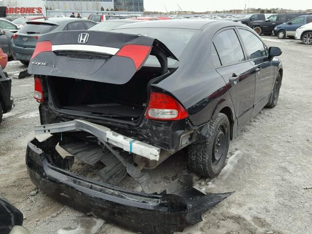 2HGFA1F0XBH013617 - 2011 HONDA CIVIC EXL Қара фото 4