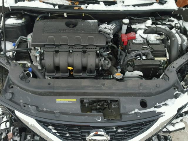 3N1AB7AP0HL704574 - 2017 NISSAN SENTRA S GRAY photo 7