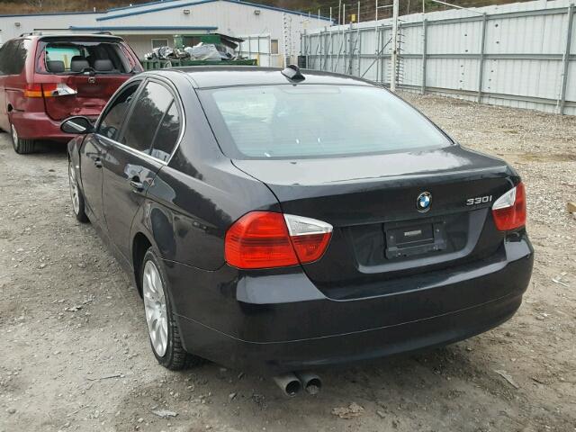 WBAVB33586PS06074 - 2006 BMW 330 I BLACK photo 3