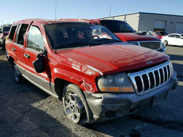 1J4GX48S11C618736 - 2001 JEEP GRAND CHER RED photo 1