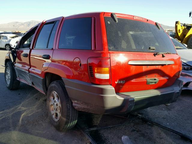 1J4GX48S11C618736 - 2001 JEEP GRAND CHER RED photo 3