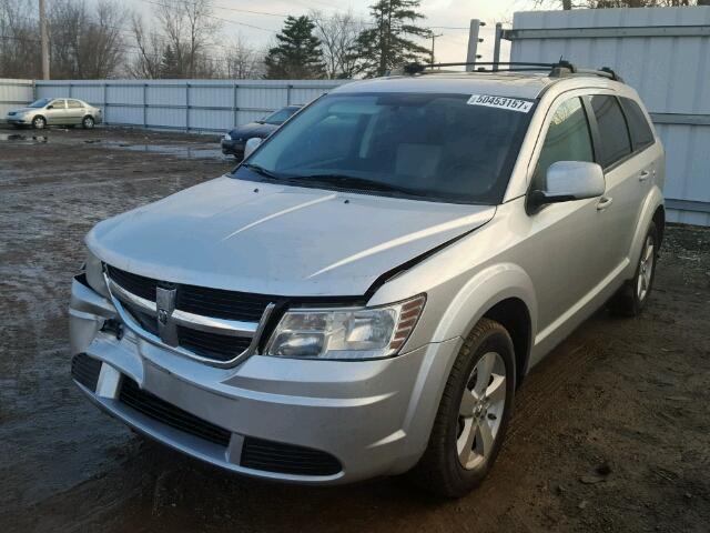 3D4GG57V69T176742 - 2009 DODGE JOURNEY SX SILVER photo 2