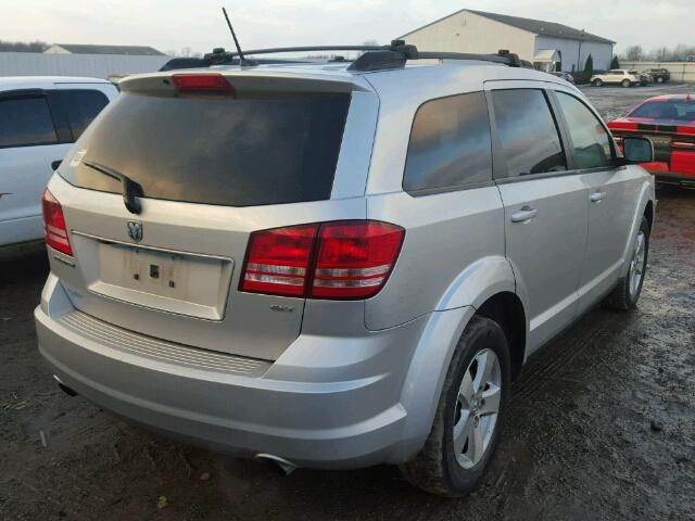 3D4GG57V69T176742 - 2009 DODGE JOURNEY SX SILVER photo 4