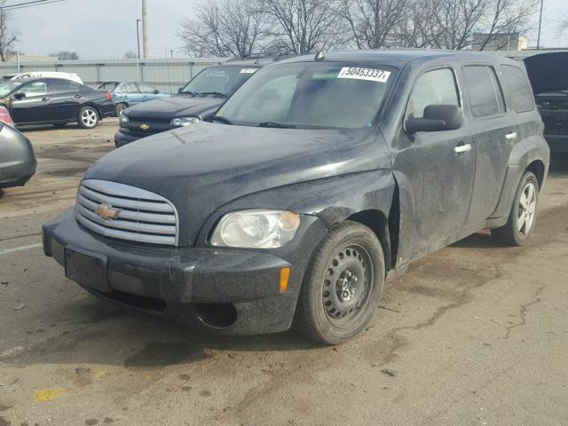 3GNDA13D37S586772 - 2007 CHEVROLET HHR LS BLACK photo 2