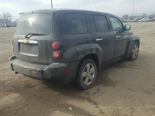 3GNDA13D37S586772 - 2007 CHEVROLET HHR LS BLACK photo 4