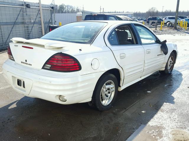 1G2NF52T71M594495 - 2001 PONTIAC GRAND AM S WHITE photo 4