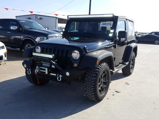 1C4AJWAGXGL247292 - 2016 JEEP WRANGLER S BLACK photo 2