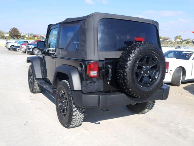 1C4AJWAGXGL247292 - 2016 JEEP WRANGLER S BLACK photo 3