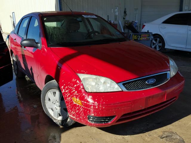 1FAFP34N67W236923 - 2007 FORD FOCUS ZX4 RED photo 1