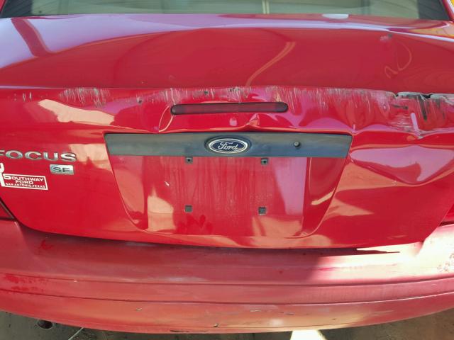 1FAFP34N67W236923 - 2007 FORD FOCUS ZX4 RED photo 9