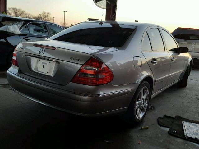 WDBUF87J56X206555 - 2006 MERCEDES-BENZ E 350 4MAT GRAY photo 4