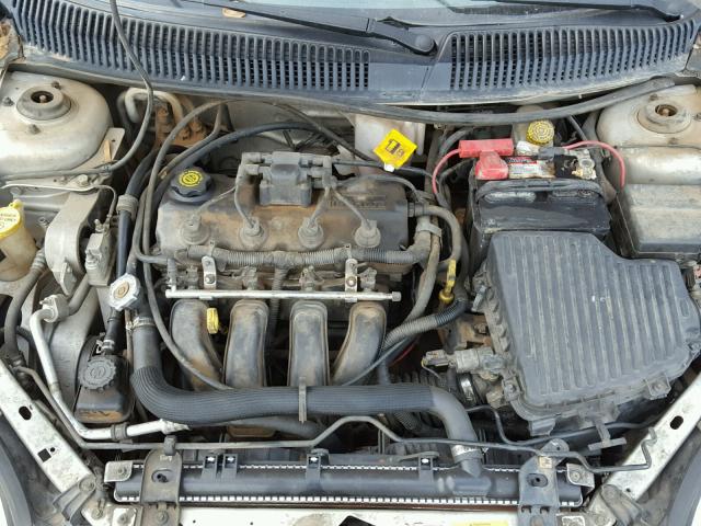 1B3ES26C32D560167 - 2002 DODGE NEON GRAY photo 7