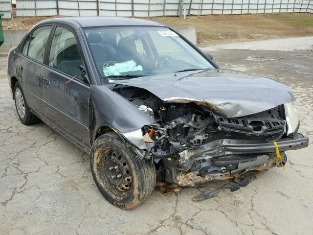 2HGES16665H537879 - 2005 HONDA CIVIC LX GRAY photo 1