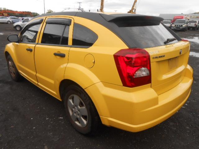 1B3HB28B27D539030 - 2007 DODGE CALIBER YELLOW photo 3